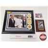 Image 1 : ALEX RODRIGUEZ COLLECTOR COMBO ! Framed & Matted Photo + Rookie Card + Card Plaque Mounted Alex Rodr