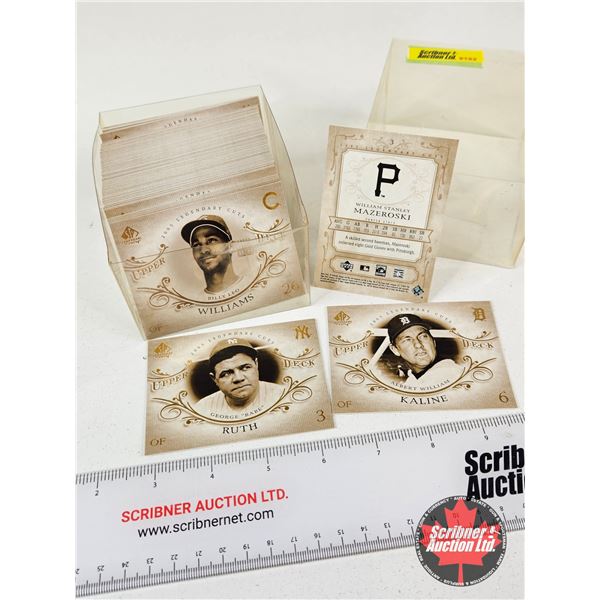 Upper Deck Baseball Trading Cards : SP Legendary Cuts