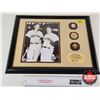Image 1 : Framed & Matted Photo : Joe DiMaggio ~ New York Yankees & Ted Williams ~ Boston Red Sox (COA : The H
