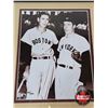 Image 2 : Framed & Matted Photo : Joe DiMaggio ~ New York Yankees & Ted Williams ~ Boston Red Sox (COA : The H