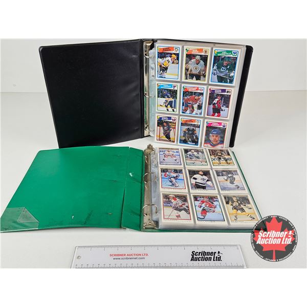 1988/1991 O-Pee-Chee Hockey Cards (2 Binder Lots) (Approx 360 Cards Total) : Incl. - Mario Lemieux -