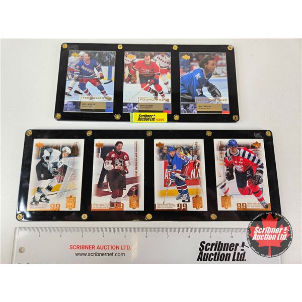 NHL Hockey Cards : in Multi-Card Screwdown Cases (2) - Wayne Gretzky - Guy Lafleur