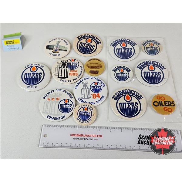 Oilers Pinback Buttons (14)