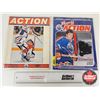 Image 1 : Action Hockey Magazine Programs (2) :  - 1983-84 Wayne Gretzky Oilers vs North Stars - 1988 Oilers v