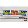 Image 2 : 1990-1991 Fleer Baseball Trading Cards w/ Logo Stickers (3 Boxes) (Unopened)