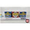 Image 3 : 1990-1991 Fleer Baseball Trading Cards w/ Logo Stickers (3 Boxes) (Unopened)