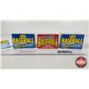 Image 4 : 1990-1991 Fleer Baseball Trading Cards w/ Logo Stickers (3 Boxes) (Unopened)