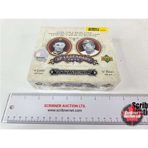 SP Legendary Cuts Baseball Trading Cards : Upper Deck (Certified MLB) (Unopened)