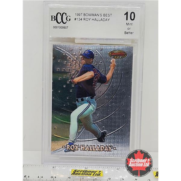 1997 Bowman's Best #134 Roy Halladay : Blue Jays (Certified BCCG 10 Mint or Better)
