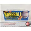 Image 3 : 1987 Fleer Baseball Logo Stickers & Trading Cards (Unopened)