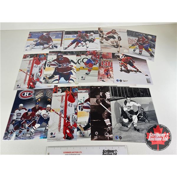 NHL 8x10 Photos (15) : Montreal Canadiens (Certified NHL) - Rocket Richard - Guy Lafleur - Henri Ric
