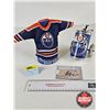 Image 1 : Autograph Grant Fuhr Collectibles : (No COA's) - Vintage Oilers Can Koozie Holder Handcrafted Mini G