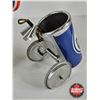Image 5 : Autograph Grant Fuhr Collectibles : (No COA's) - Vintage Oilers Can Koozie Holder Handcrafted Mini G