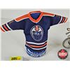 Image 6 : Autograph Grant Fuhr Collectibles : (No COA's) - Vintage Oilers Can Koozie Holder Handcrafted Mini G