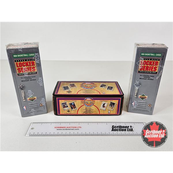 1991 NBA Basketball Locker Series (2) w/ 1991-92 Upper Deck Factory Set