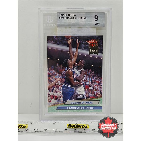 1992-93 Ultra #328 Shaquille O'Neal : Magic (Certified Beckett)