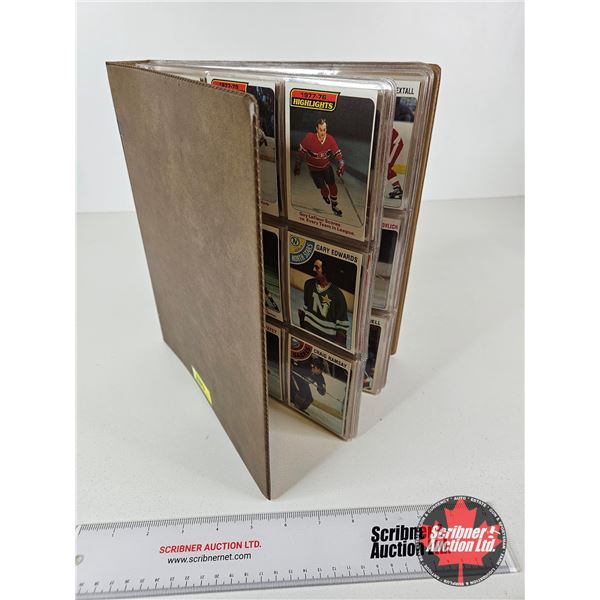 1978 Topps Hockey Cards (Binder : Approx 252 Total)