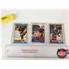 Image 1 : Vintage NHL Rookie Cards (3) (In Card Sleeves) - Trevor Linden (Canucks) - Kelly Hrudey (Islanders) 