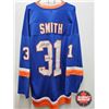 Image 1 : Autographed Hockey Jersey : Billy Smith - New York (Size XL) (Certified Beckett)