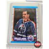 Image 2 : NHL Hockey Cards (5) : Oilers (No COA) - Autographed Charlie Huddy - Mark Messier - Glenn Anderson -