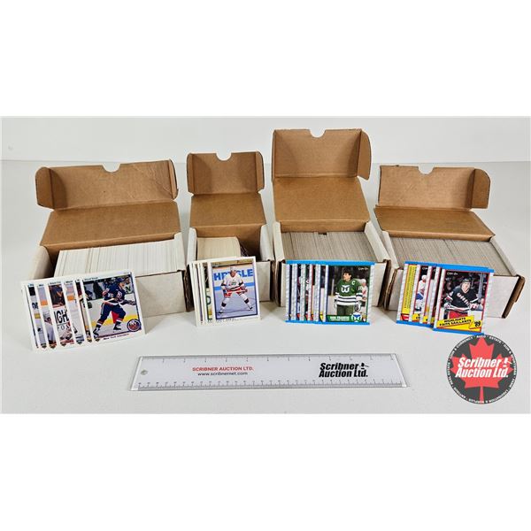 1989/1991 O-Pee-Chee Hockey Cards & 1990 Upper Deck Cards (4 Boxes)