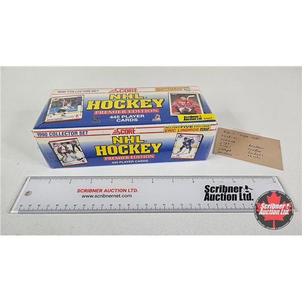 1990 Score NHL Hockey Premier Edition Collector Set (Unopened)