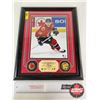 Image 1 : "Framed & Matted Photo : JAROME IGINLA : Calgary Flames : RIGHT WING  (COA : The Highland Mint) (Lim