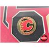 Image 3 : "Framed & Matted Photo : JAROME IGINLA : Calgary Flames : RIGHT WING  (COA : The Highland Mint) (Lim