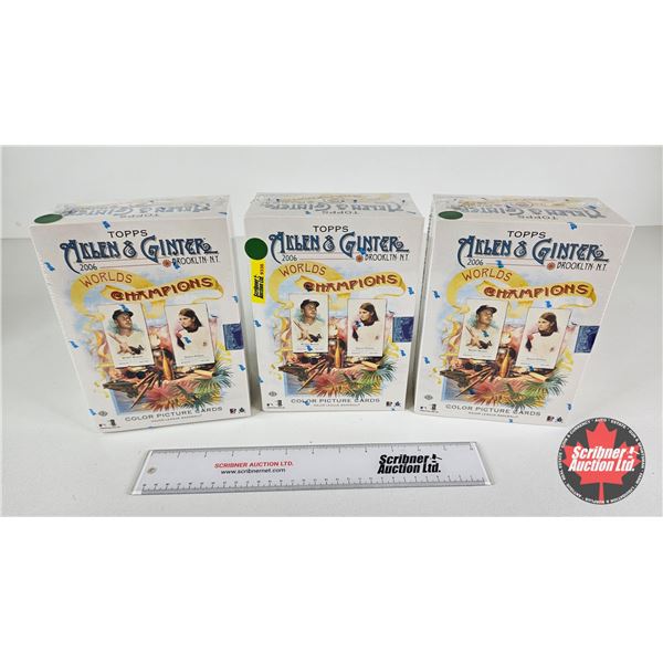 2006 Topps MLB Picture Cards : Allen & Ginter World's Champions (3 Boxes) (Unopened)