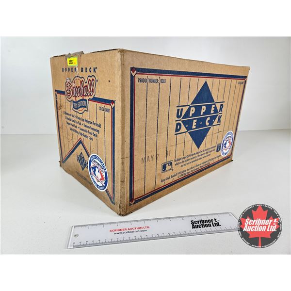 1991 Upper Deck Baseball Edition 3-D Team Logo Holograms & Baseball Cards (20/36 Count) (Unopened) (