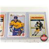 Image 3 : NHL Hockey Cards (4) : - Nicklas Lidstrom (Sweden) - Sergei Fedorov (Central Red Army) - Lindy Ruff 