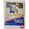 Image 4 : Edmonton Oilers Official Hockey Program Magazines (3) :  - Oilers vs Red Wings 1981 - Oilers vs King