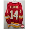 Image 1 : Autographed Hockey Jersey : Theoren Fleury - Calgary Flames (Size Unknown) (Certified Beckett)