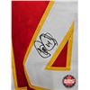 Image 2 : Autographed Hockey Jersey : Theoren Fleury - Calgary Flames (Size Unknown) (Certified Beckett)