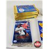 Image 2 : Baseball Collector Packs (12) (Unopened) : - Leaf Rookies & Stars - Logo Stickers & Trading Cards - 