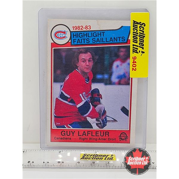 1982-83 O-Pee-Chee Highlight Guy Lafleur - Canadiens (In Card Sleeve)