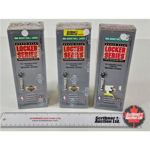 NBA Basketball Cards Upper Deck Locker Series (3) : Limited Edition NBA Series Six Collectible Boxes