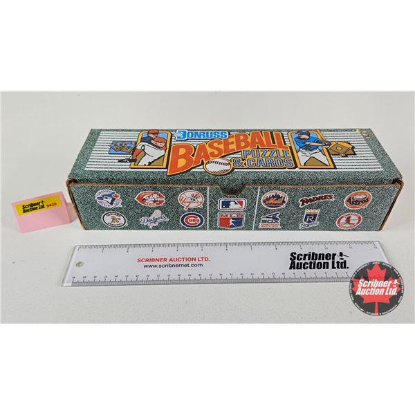 1990 Donruss Baseball Puzzle & Cards