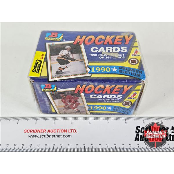 1990 Bowman Hockey Cards Complete Set (Unopened)