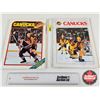 Image 1 : Autographed 1981 Vancouver Canucks Hockey Magazine Program : Canucks vs Oilers & 1981 Vancouver Canu
