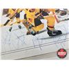 Image 3 : Autographed 1981 Vancouver Canucks Hockey Magazine Program : Canucks vs Oilers & 1981 Vancouver Canu