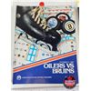 Image 4 : Action Hockey Magazine Program (3) :  - Oilers vs New York Islanders 1985 - Oilers vs Bruins 1982 - 