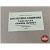 Image 7 : Framed & Matted Photo : Vancouver 2010 Olympic Champions : Canada Hockey (Limited Edition 44 of 250)