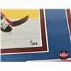 Image 8 : Framed & Matted Photos : JOE SAKIC : Colorado Avalanche : 2007 NHL All-Star (COA : The Highland Mint