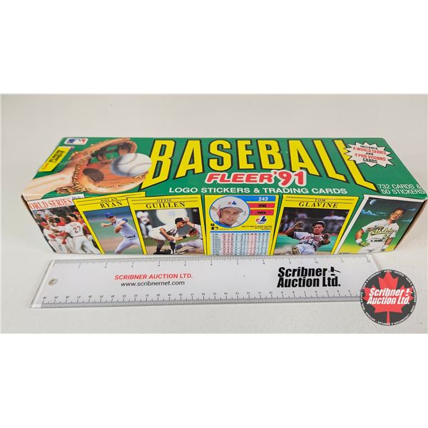1991 Fleer Baseball Logo Stickers & Trading Cards