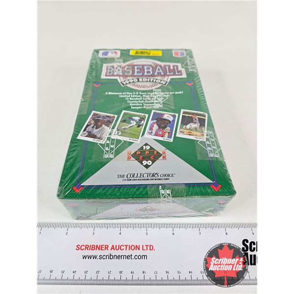 1990 Edition Baseball Cards (Unopened)