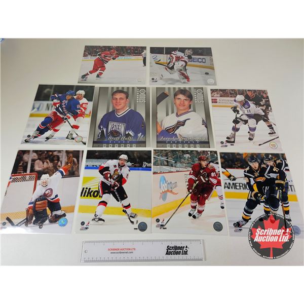 Hockey 8x10 Photos (10) : Variety - Jaroslav Svejkovsky - Brett Hull - Dean Heatley (Certified NHL) 