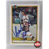 Image 2 : Autographed 1990 Topps Hockey Card : Viacheslav Fetisov - Devils (Certified JSA) (In Card Sleeve)
