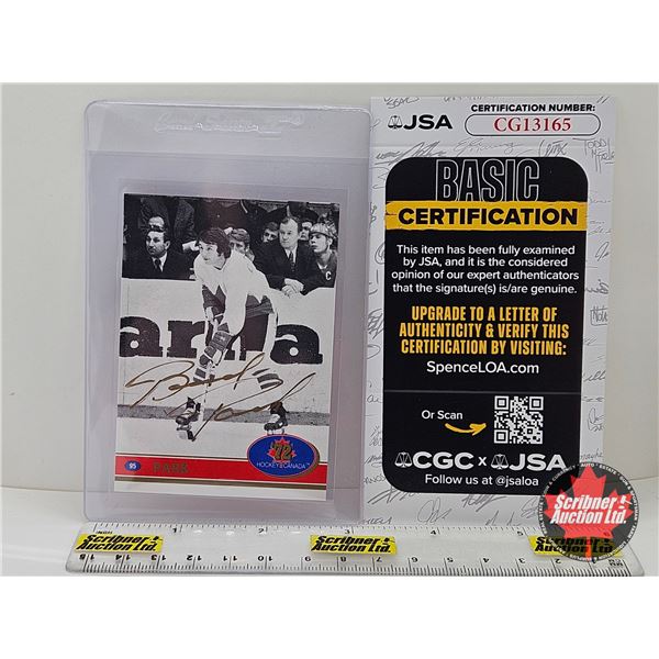 Autographed 1991 Future Trends Hockey Card : Brad Park - Canada (Certified JSA) (In Card Sleeve)