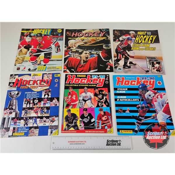 Hockey Sticker Books (6) :  - 1982 - 1986 - 1988 - 1989-1990 - 1991-1992 - 1992-1993